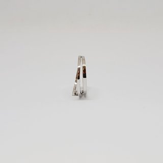 Sortija Oro Blanco 18k Linea Circonitas Solitario