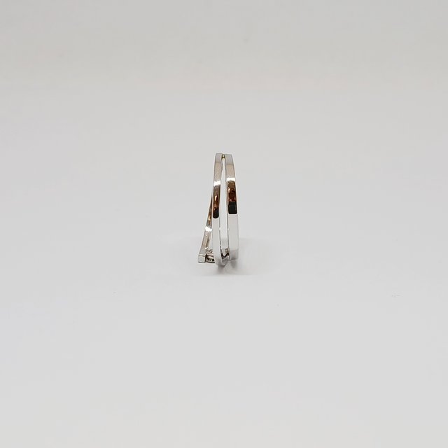 Sortija Oro Blanco 18k Linea Circonitas Solitario