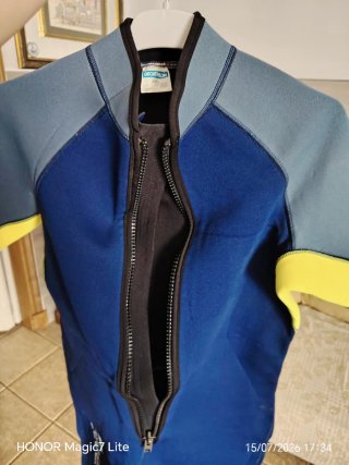 Neopreno corto Tribord XXL Azul/Amarillo