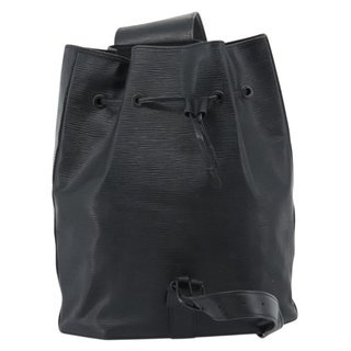 LOUIS VUITTON Epi Sac A Dos Shoulder Bag Black