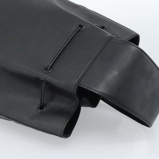 LOUIS VUITTON Epi Sac A Dos Shoulder Bag Black