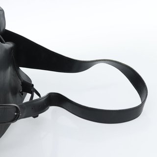 LOUIS VUITTON Epi Sac A Dos Shoulder Bag Black