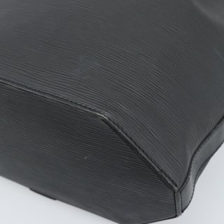 LOUIS VUITTON Epi Sac A Dos Shoulder Bag Black