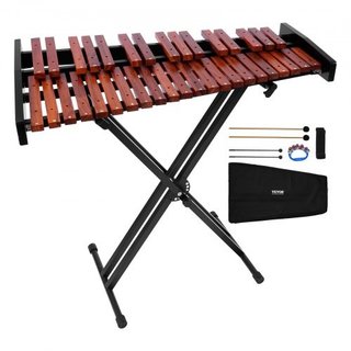 Glockenspiel Xilófono, 37 Notas, Instrumento de Pe
