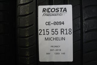 2 Gomme Usate Michelin 215 55 R18 99V