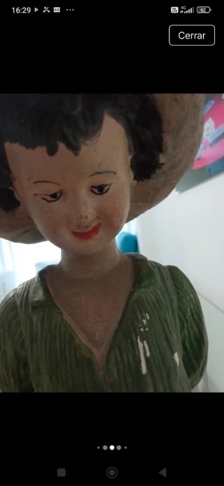 Figura niño sin restaurar, 48 altura,