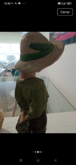 Figura niño sin restaurar, 48 altura,