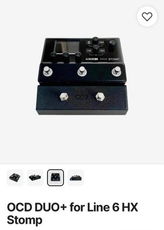 OCD DUO+ para Line 6 HX Stomp