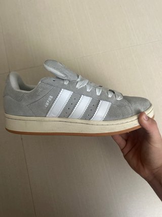 Adidas Campus Grises y Blancas