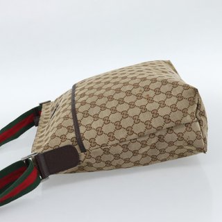 GUCCI GG Canvas Web Sherry Line Shoulder Bag