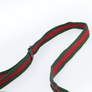 GUCCI GG Canvas Web Sherry Line Shoulder Bag