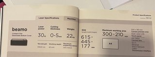 Cortadora Grabadora Láser CO2 Beamo 30W