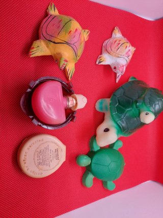 Miniature "Eau folle" Tortue Bakélite 1940