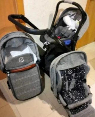 Cochecito Bebe Jane Muum 4 Piezas Con Accesorios