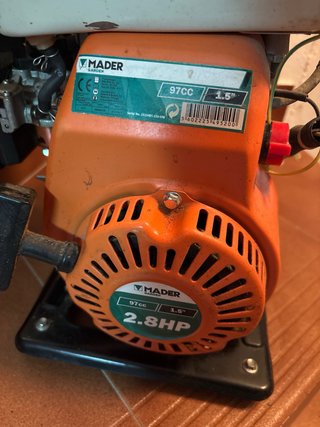 Motobomba gasolina 97cc 2.8HP