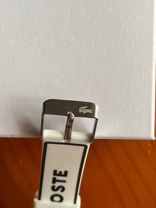 Reloj Lacoste Blanco con Cocodrilo Verde