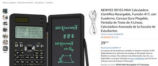 Calculadora Científica NEWYES 991ES MAX