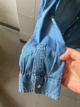 Camisa vaquera azul