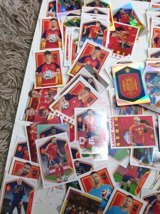 Cromos de fútbol seleccion española