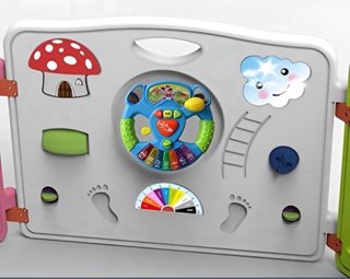 Parque infantil grande multicolor