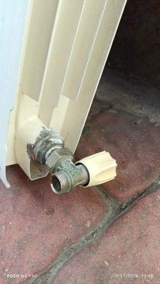 Radiador de aluminio blanco