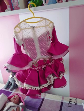 Vestido de flamencal diseño de la boutique faraona