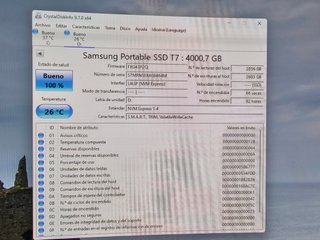 SSD portátil Samsung T7 4TB