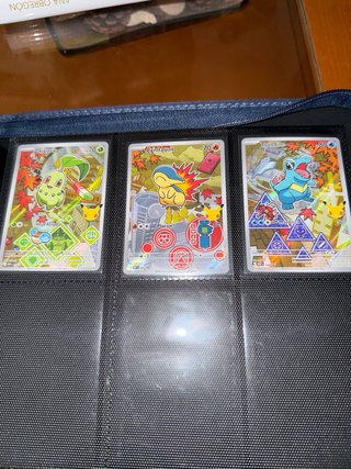 Chikorita, Cyndaquil y Totodile Pokémon Cards