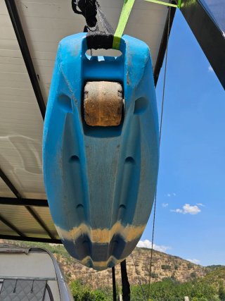Kayak tandem 2-3 personas azul