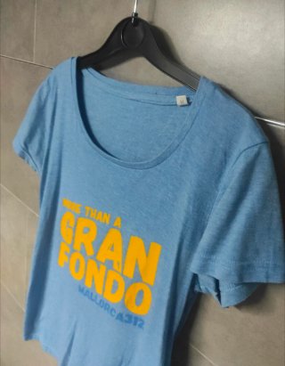 Camiseta Gran Fondo Mujer Azul