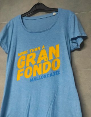 Camiseta Gran Fondo Mujer Azul