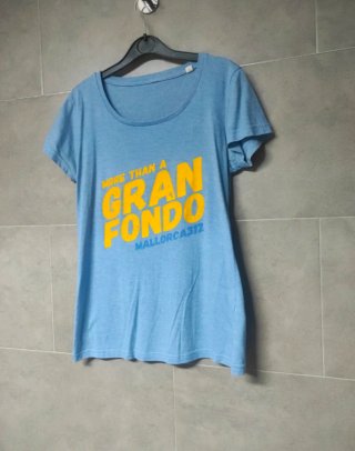 Camiseta Gran Fondo Mujer Azul