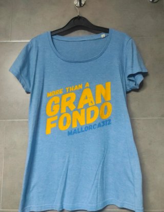 Camiseta Gran Fondo Mujer Azul