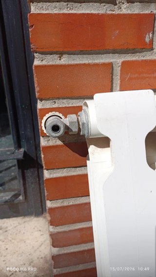 Radiador de aluminio blanco