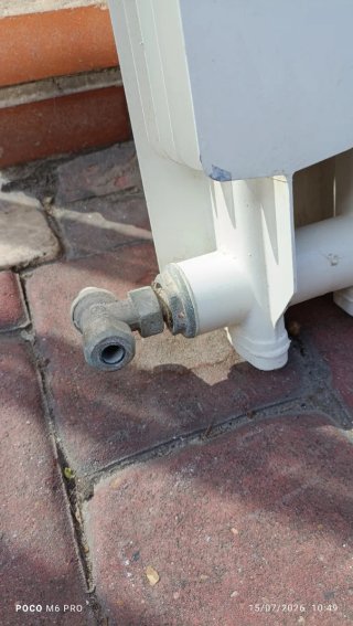 Radiador de aluminio blanco