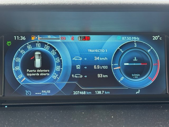 Etiqueta C diesel Citroen Grand C4 Picasso 2016
