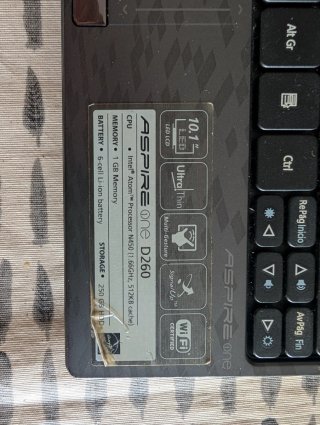 Portatile Acer Aspire One Nero