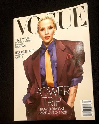 Vogue usa. Doja cat. Abril 2026
