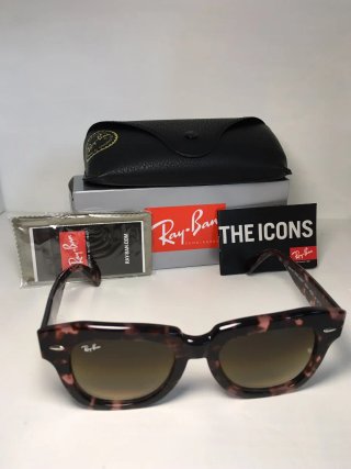 Occhiali da sole Ray-Ban Tortora Rosa