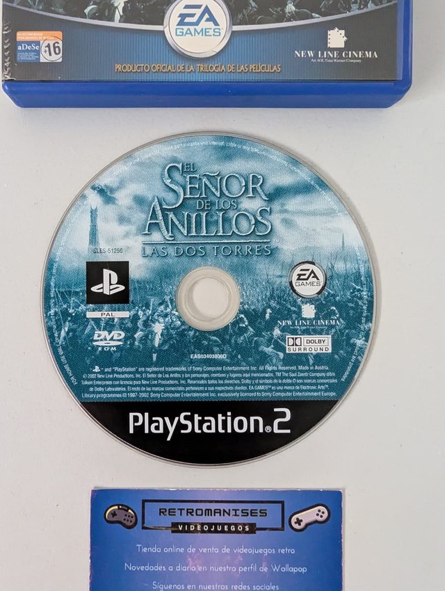 El Señor de los Anillos Las Dos Torres PS2