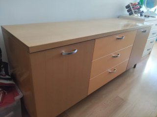 Mueble de oficina madera y metal