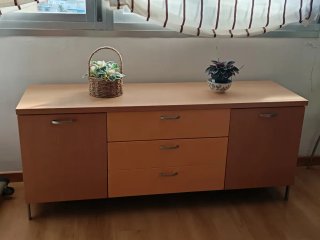 Mueble de oficina madera y metal