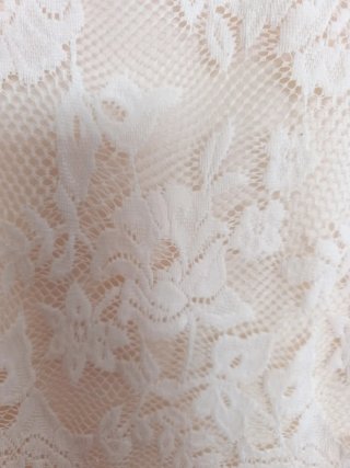 Blusa tirantes encaje beige talla XS