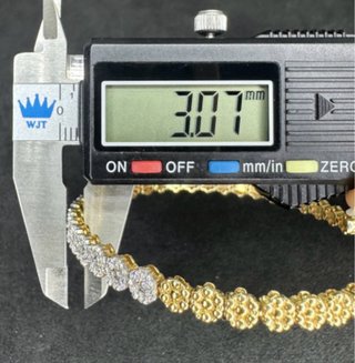 Brazalete Oro 18K Diamantes Naturales 1,54 ct