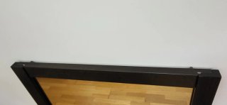 Espejo de pared madera marrón