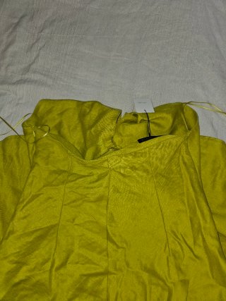 Vestido largo Zara verde