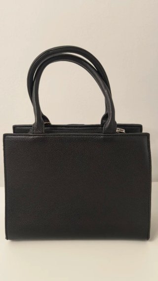 Bolso negro mano-bandolera mujer