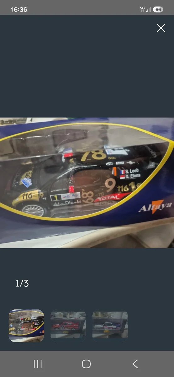 Maqueta 1:18 Citroën S. Loeb