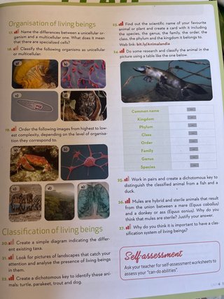 Biology and Geology : 1o Secondary