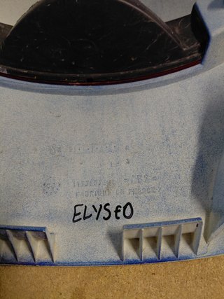 Carenado Trasero Peugeot Elyseo Azul